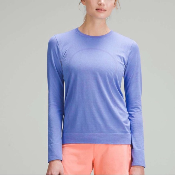 lululemon athletica Tops - Lululemon Swiftly Relaxed Long-Sleeve Shirt
Ripple Wave Wild Indigo / Sonic Pink